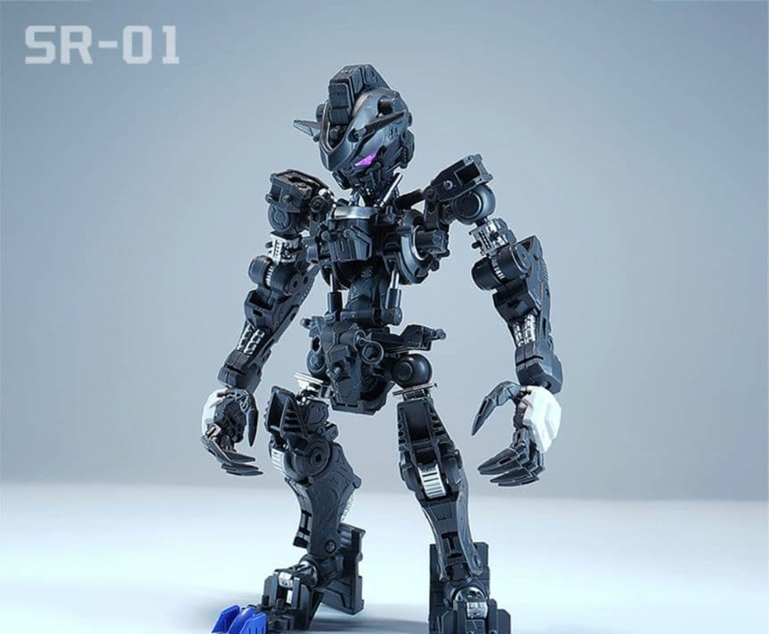 海外製】バエル バルバトス似 形態切替可 MGSD相当 発光 組立式