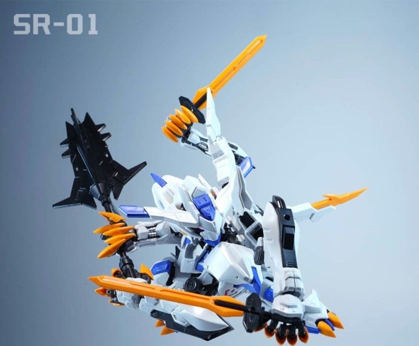 海外製】バエル バルバトス似 形態切替可 MGSD相当 発光 組立式