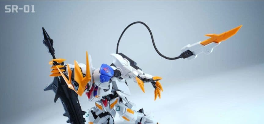 海外製】バエル バルバトス似 形態切替可 MGSD相当 発光 組立式