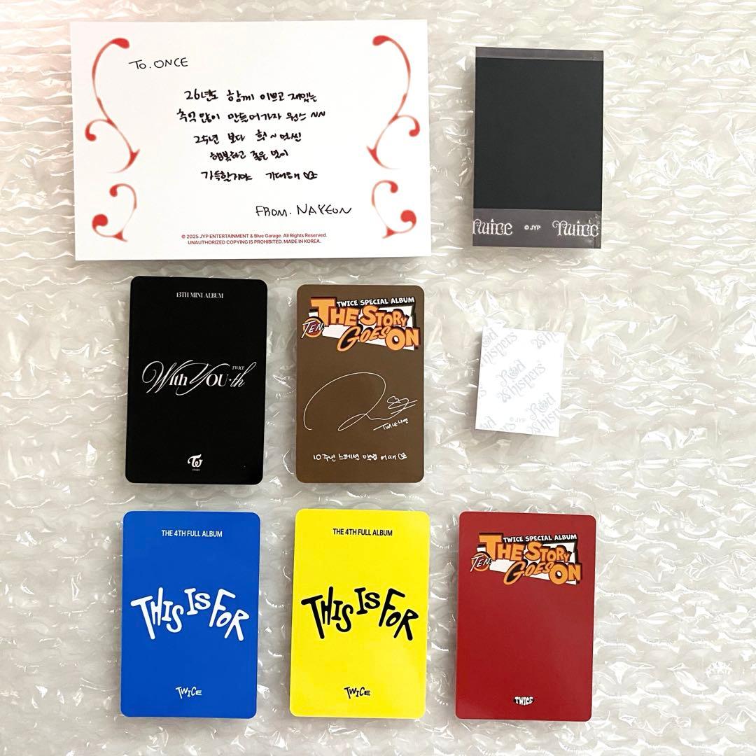 TWICE ナヨン トレカ チェキ IDカード シーグリ 2026 - メルカリ