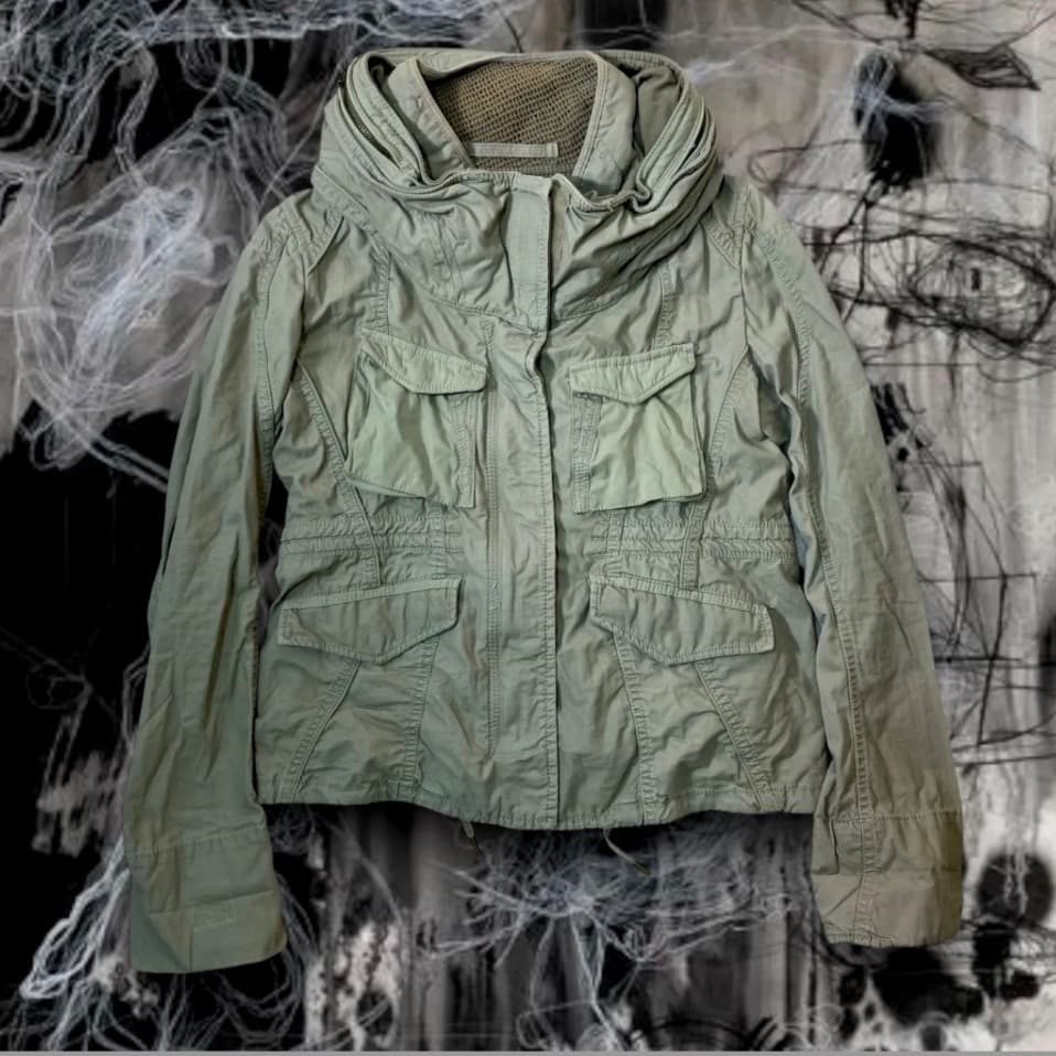 goa 平成 マクブリング y2k 短丈 ボトルネック ミリタリージャケット