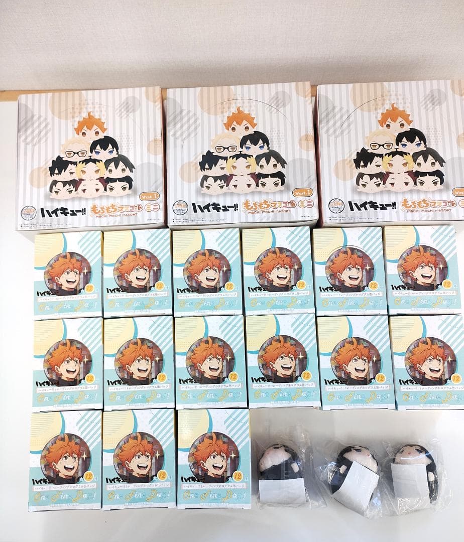 ハイキュー！！　マスコット＆缶バッジ　超まとめ売り