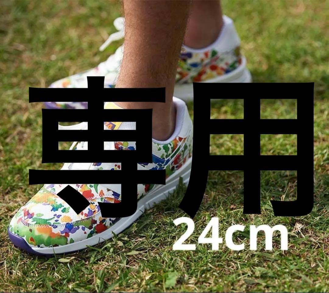 限定デザイン⭐︎New Balance 574 ゴルフシューズ マルチカラー