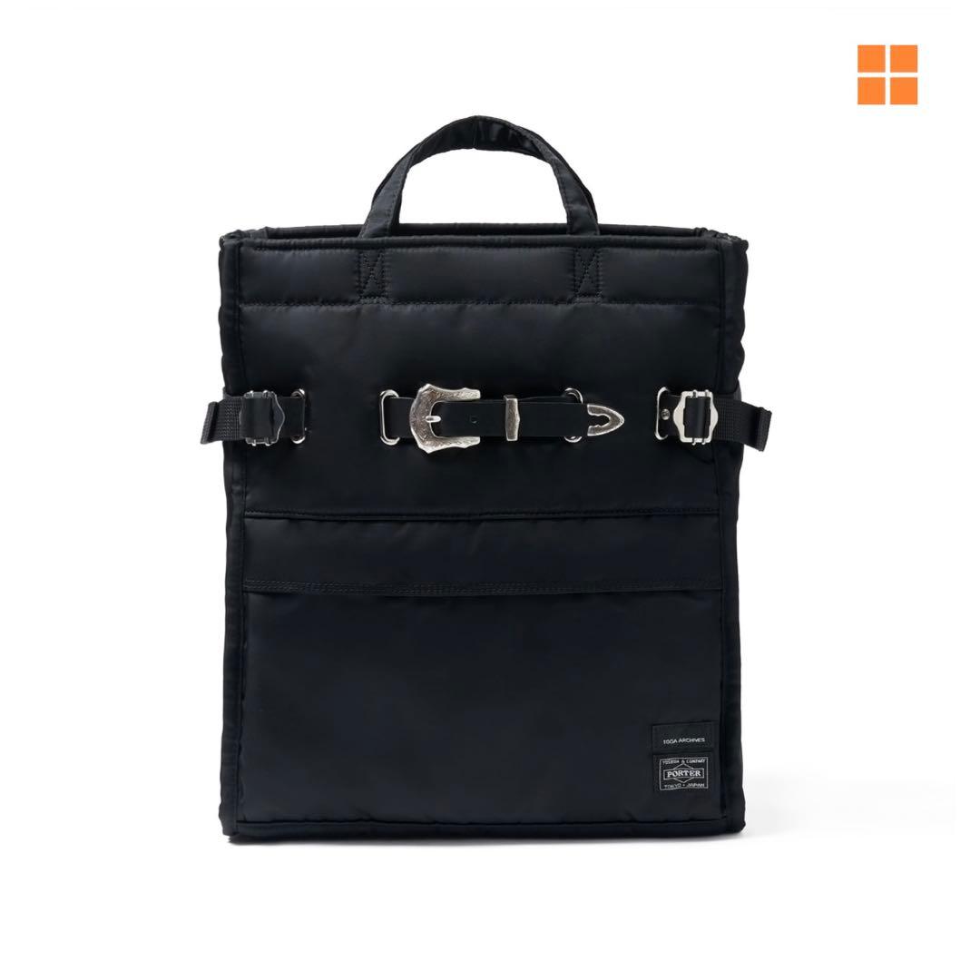 TOGA x PORTER SHOULDER TOTE BAG ブラック