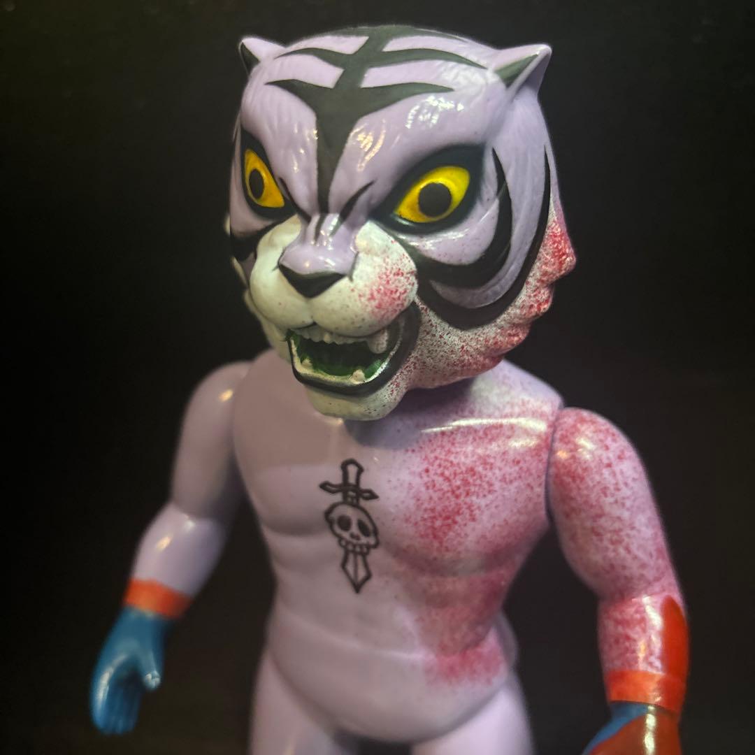 タイガーマスク タイガー・ザ・グレート残酷血みどろバージョン ソフビ マルサン