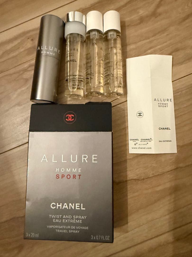 CHANEL ALLURE HOMME SPORT 香水 スプレー 3本セット