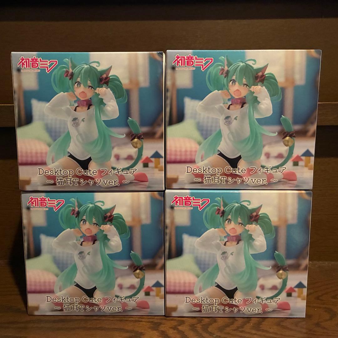 初音ミク Desktop Cute フィギュア 猫耳Tシャツver. 猫耳