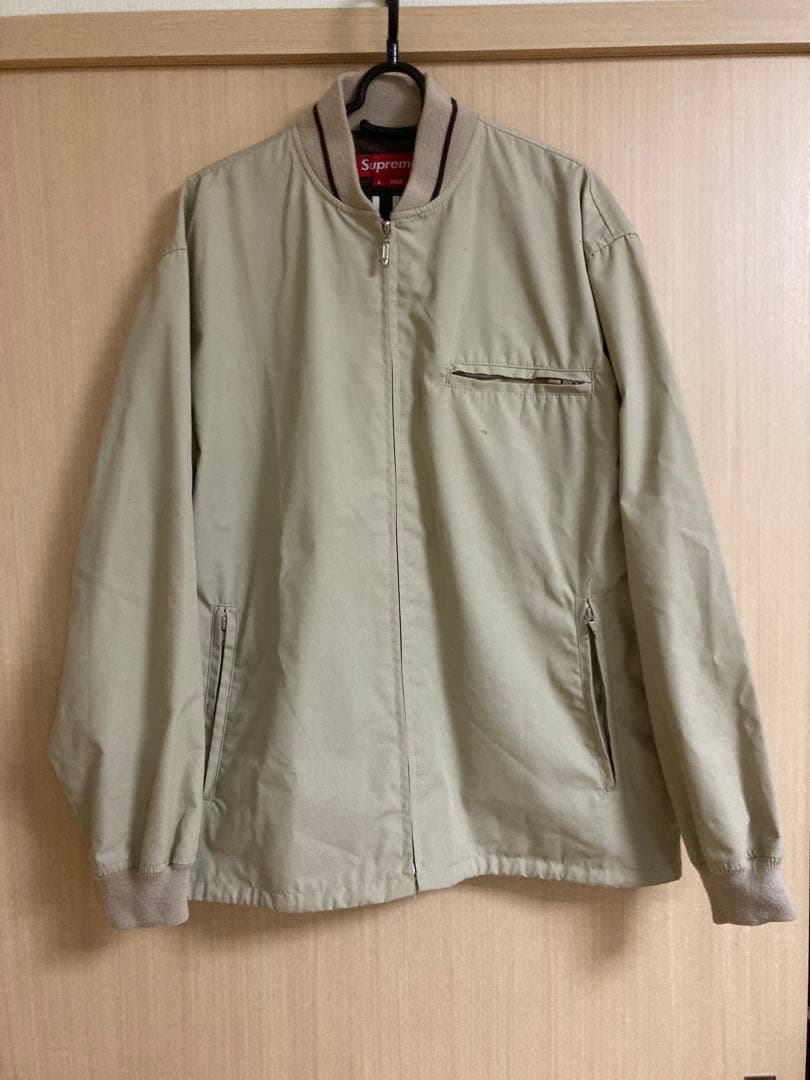 Supreme ベージュ ジップアップジャケット L Supreme - シュプリーム ブルゾン ジャケット ジップアップ 裏地ファー
