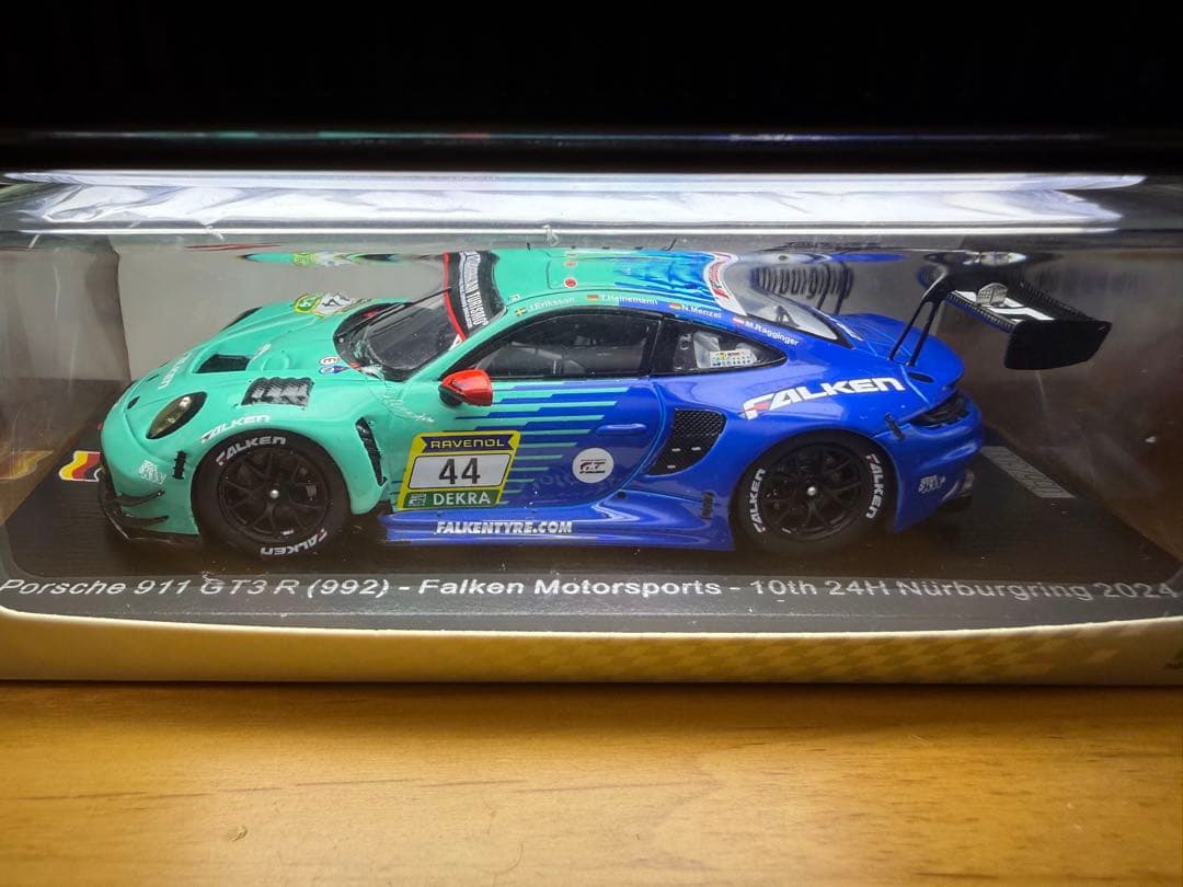 ミニカー 1/43 Falken Porsche 911 GT3 R (992) 2024