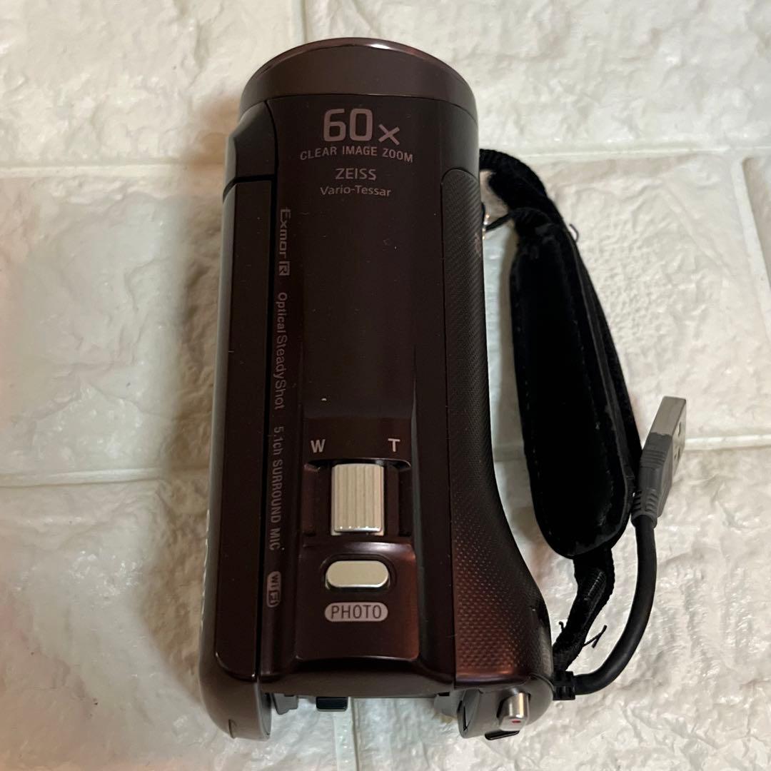 SONY HDR-CX480 HDビデオカメラ ハンディカム ボルドーブラウン - メルカリ