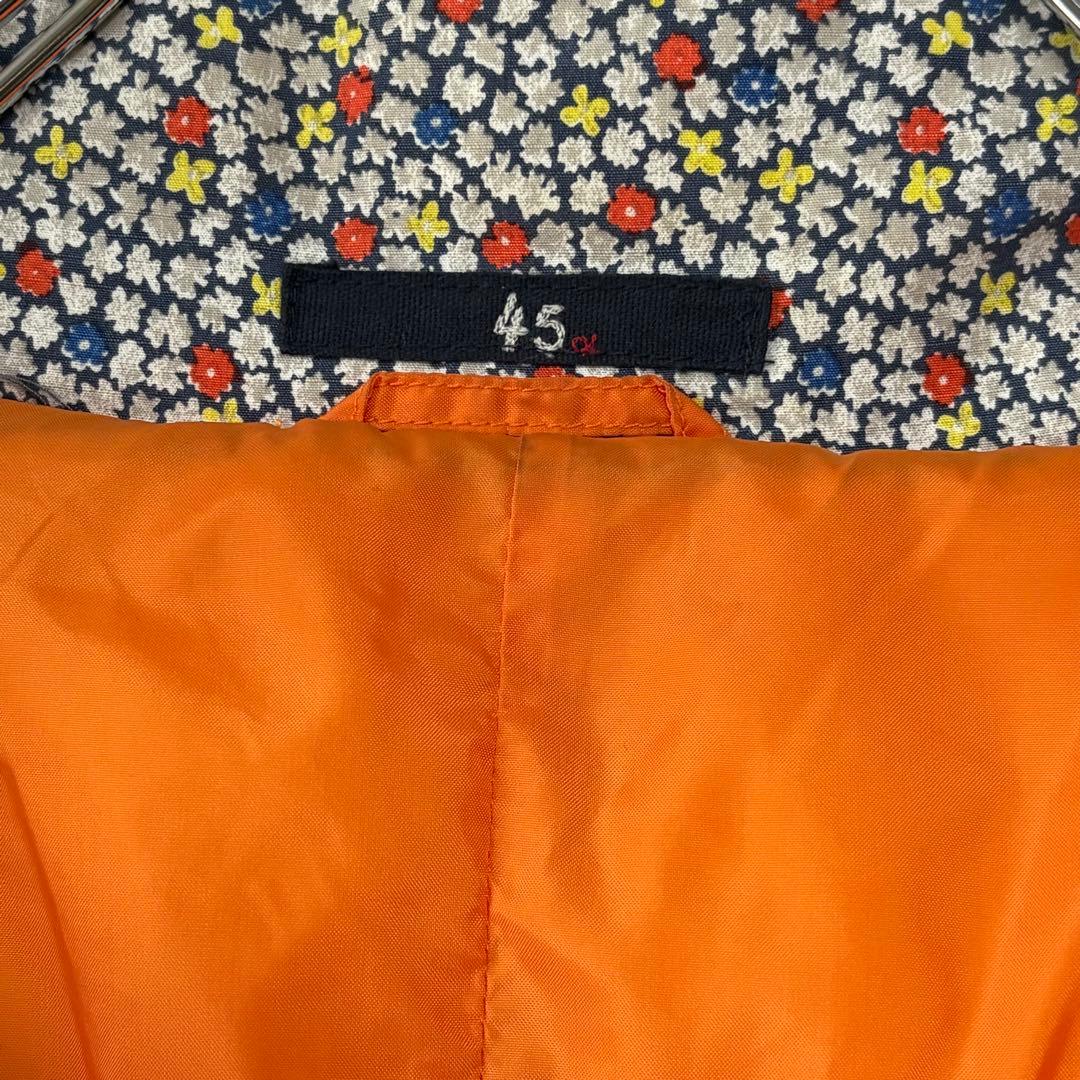 45R フォーティファイブアール 花柄 ダウンジャケット 小花柄 コットン