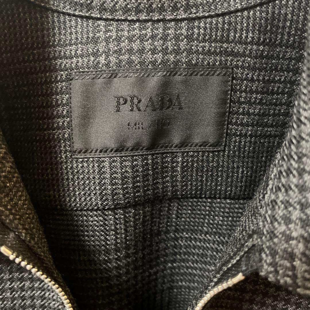 新品タグ付き】PRADA ウールジップアップブルゾン SC540 - メルカリ