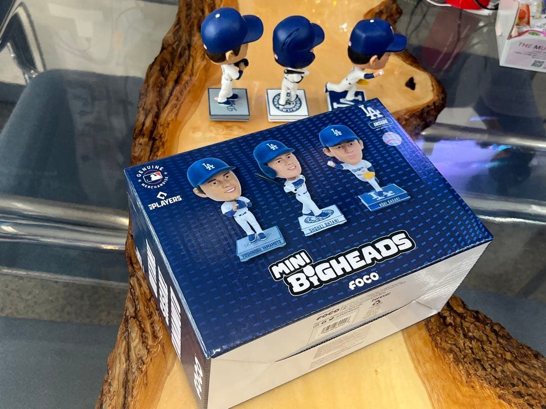 ドジャース 日本人3人セット ボブルヘッド FOCO MLB公式 新品未開封品