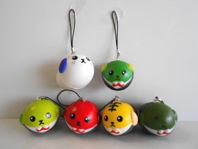 ♯Iwi21DT豆しばスクイーズマスコット全6種