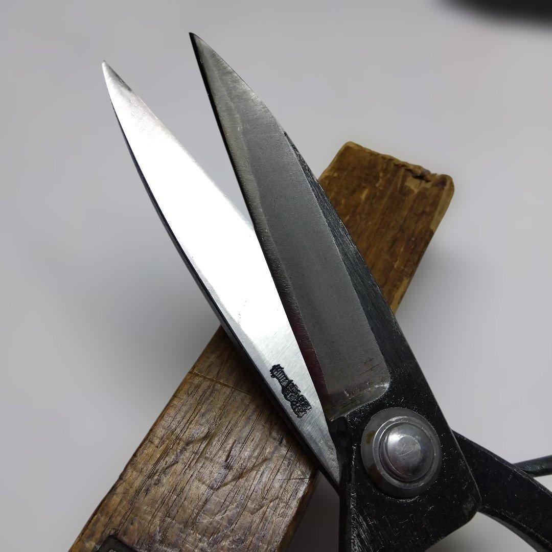 りゅうちゃん様専用 植木鋏（左用）（青）（三寸五分） ステン刃長大久保