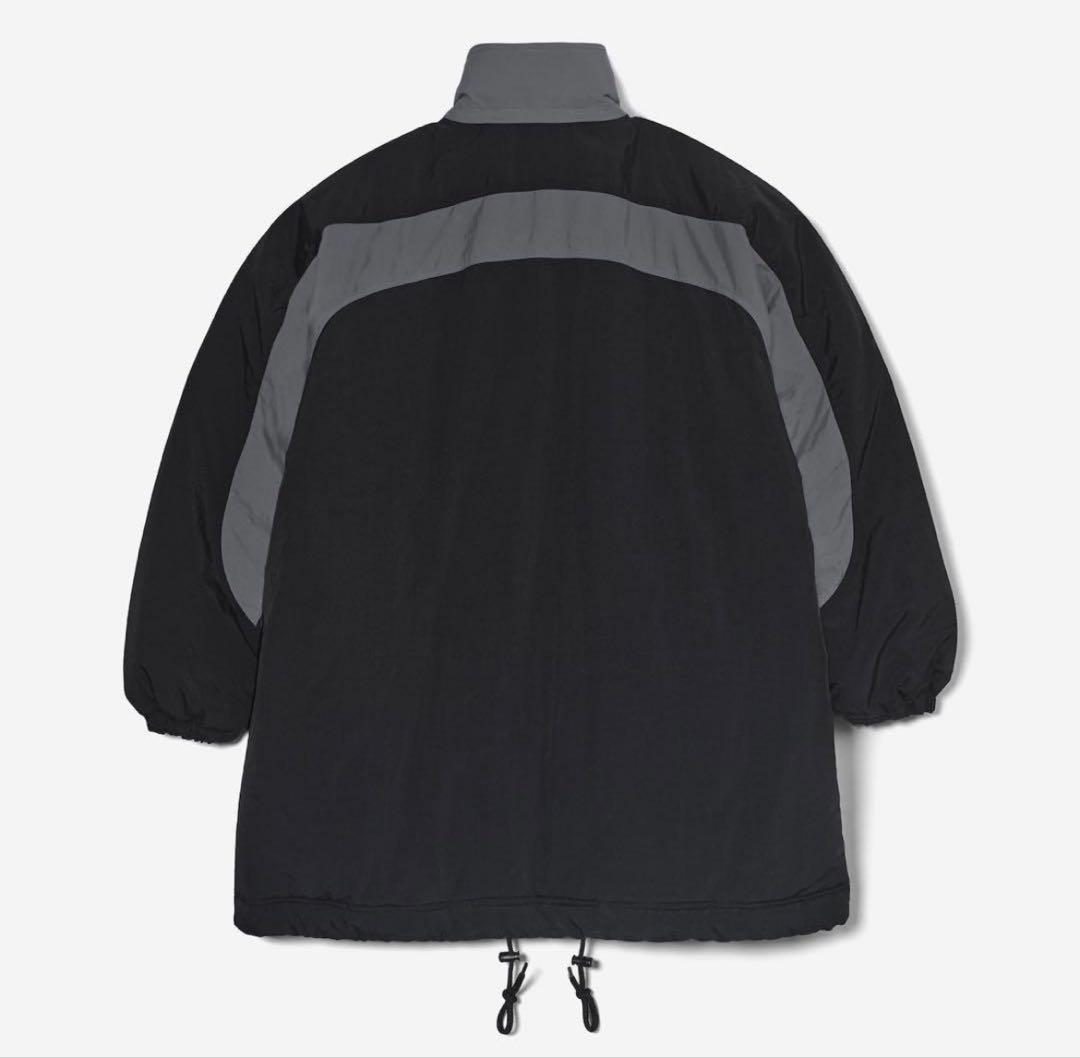 ENNOY PADDED NYLON BENCH COAT BLACK/GRAY - メルカリ