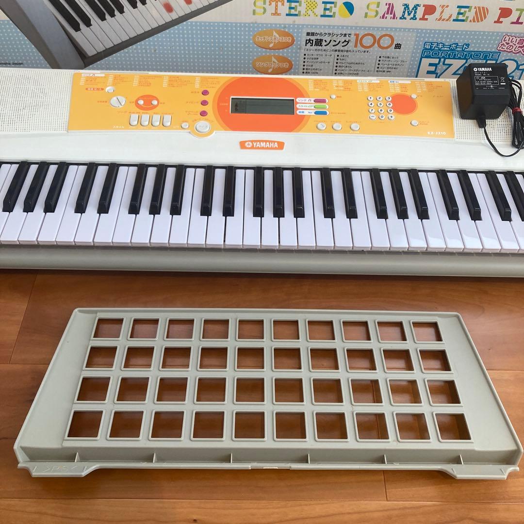 YAMAHA ヤマハ EZ-J210 電子キーボード 光る鍵盤モデル - メルカリ
