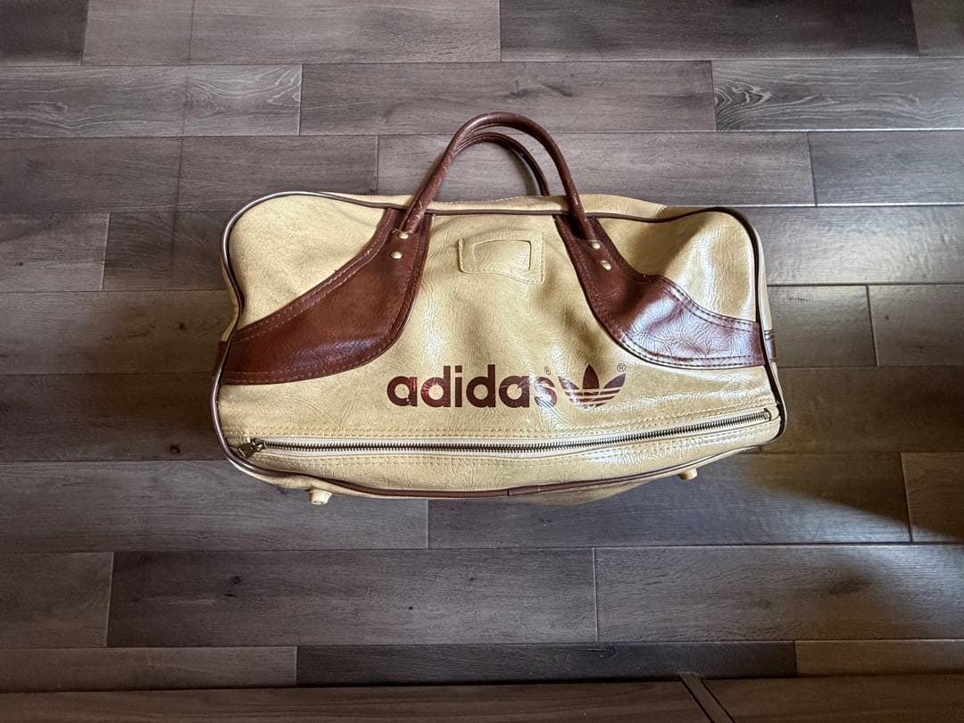 希少‼️ 70-80s adidas レザーボストンバッグ