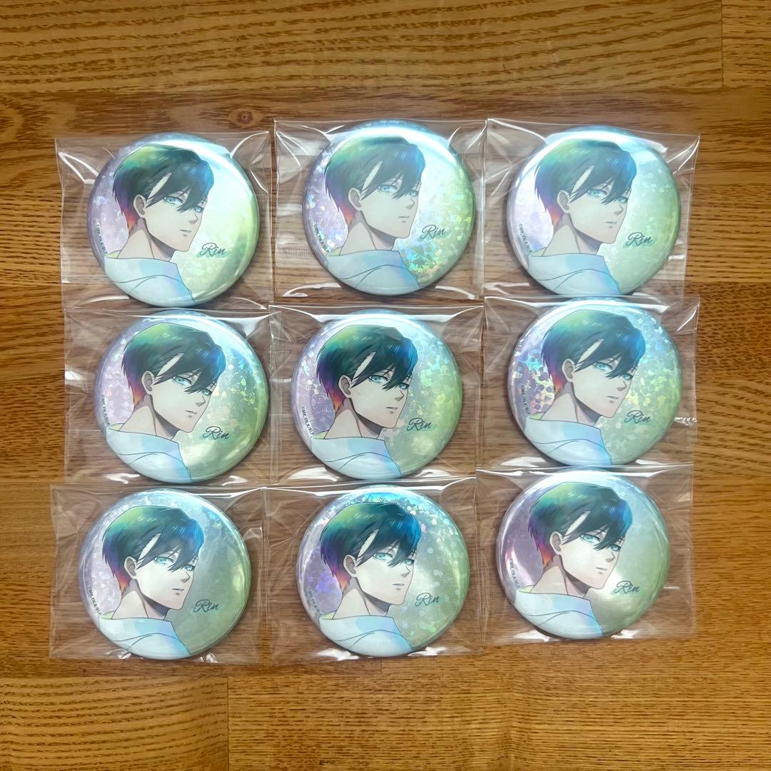 ブルーロック 糸師凛 ホログラム缶バッジ PALE TONE Frame ブルーロック2期 ビッグホログラム缶バッジ／糸師 凛: キャラグッズ
