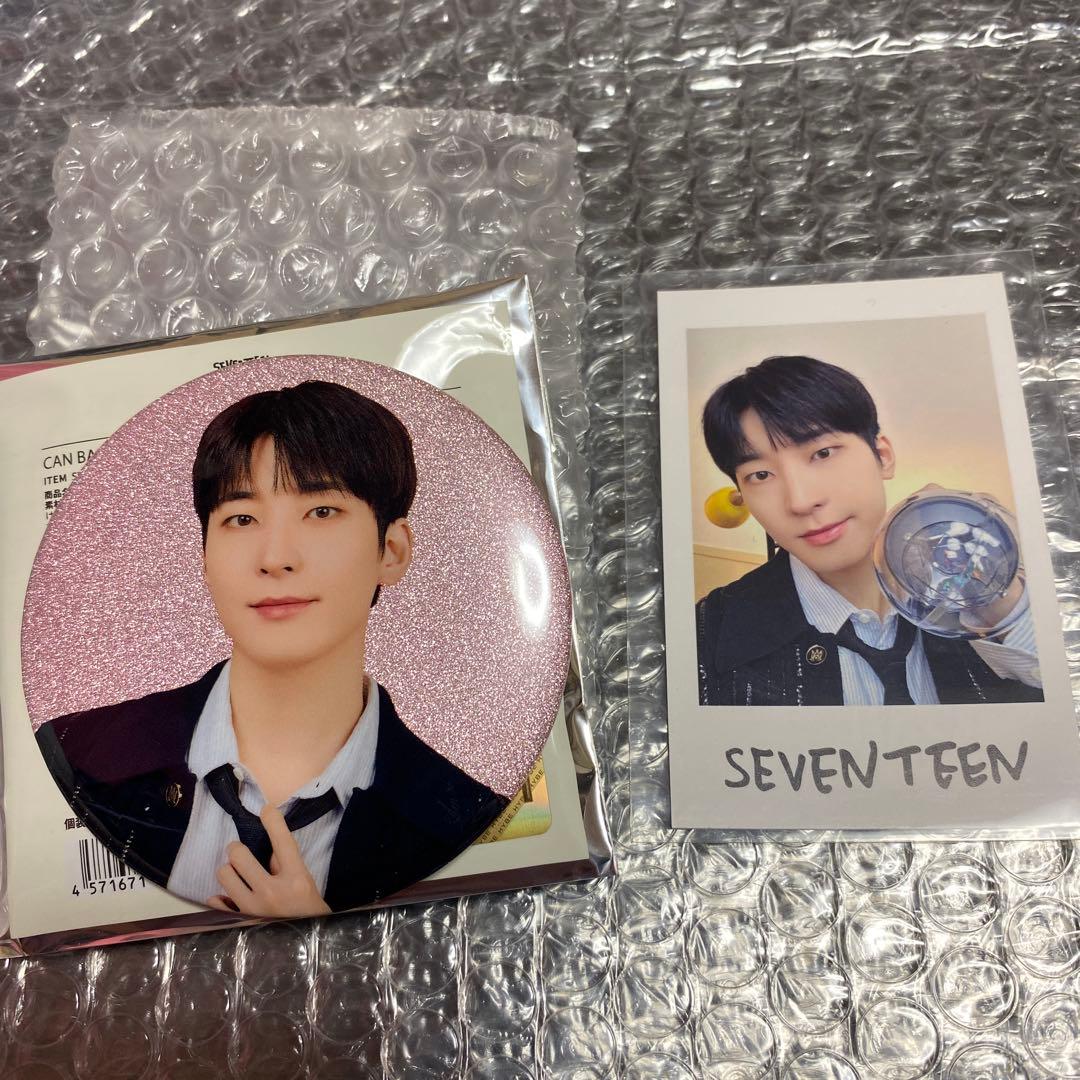 seventeen holiday ペンミ 缶バッジ ウォヌ 缶バッチ チェキ - メルカリ