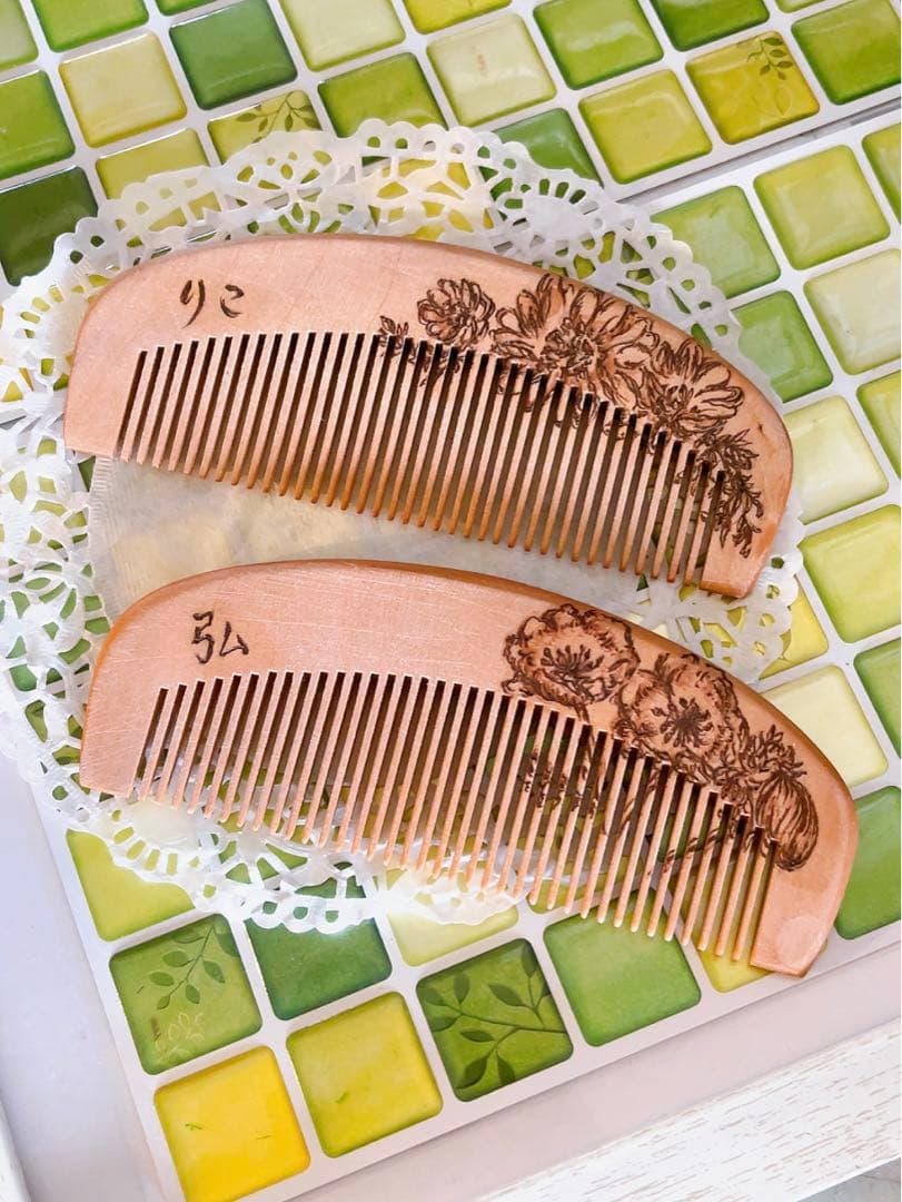 【あおいさま確認専用画面♪】 ギフト ウッドバーニング イラスト 名入れ