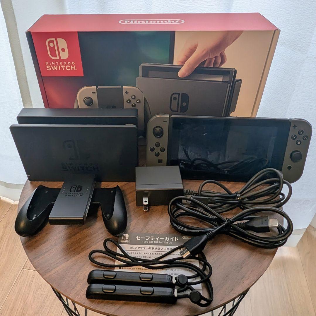 Nintendo Switch グレー 本体 ＋SDカード、キャリングケース等 Nintendo Switch対応カードケース24+2 for Switchゲームカード用