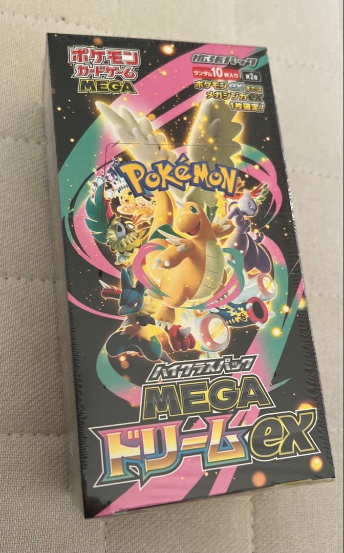 ポケモンカードゲーム MEGAドリームEX 10パック入りシュリンク付き！ シュリンク品 ポケモンカードゲーム MEGA ドリームEX 10パック入り