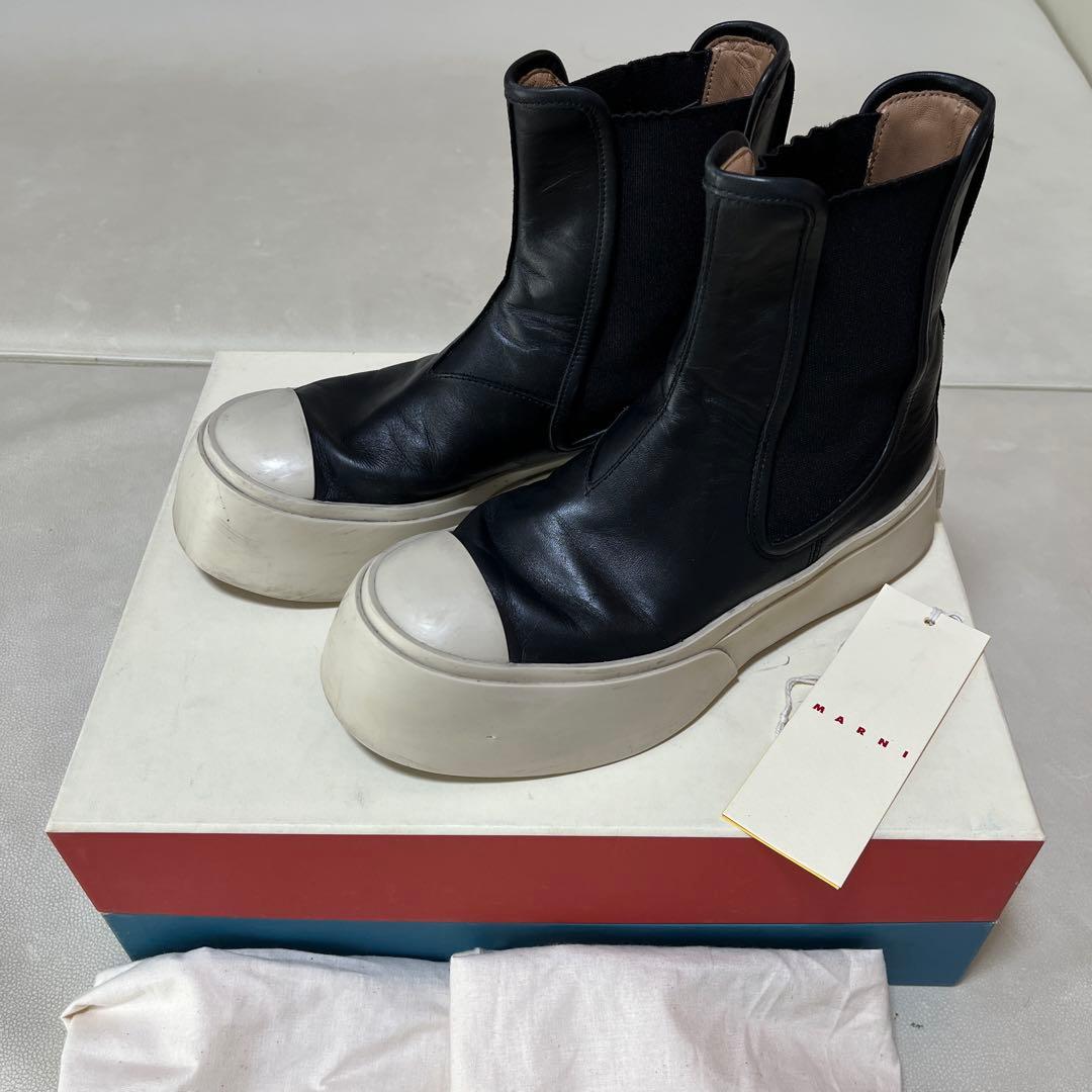 MARNI マルニ サイドゴアブーツ サイズ37 箱付き - メルカリ