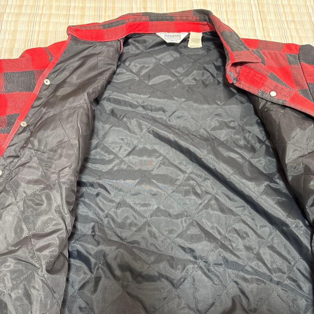 80s Five Brother キルティング ネルシャツ ファイブブラザー - メルカリ