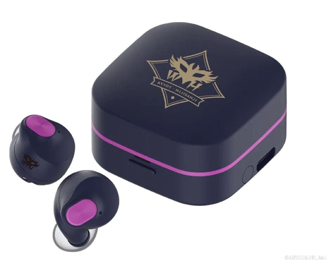 渡会雲雀 ワイヤレスイヤホン TE-Q3-HBR AVIOT にじさんじ - メルカリ