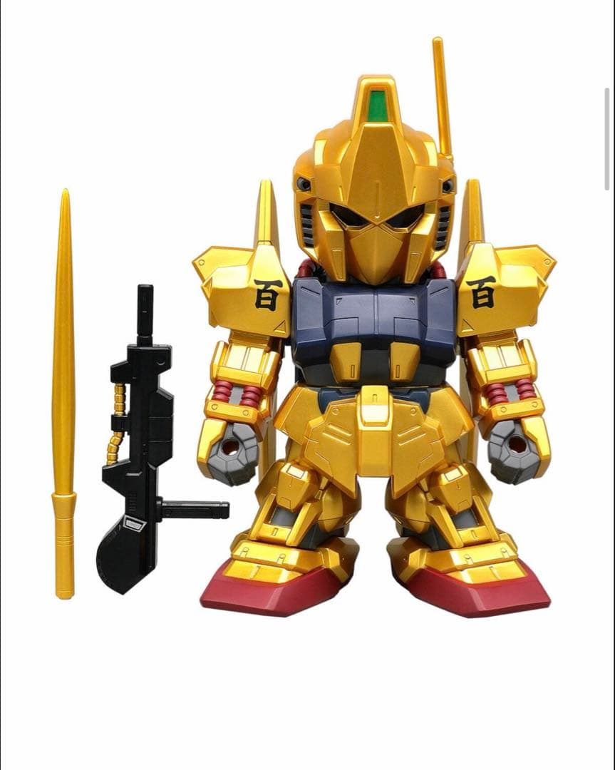 ジャンボソフビフィギュア　SD百式（限定版ゴールドバージョン）