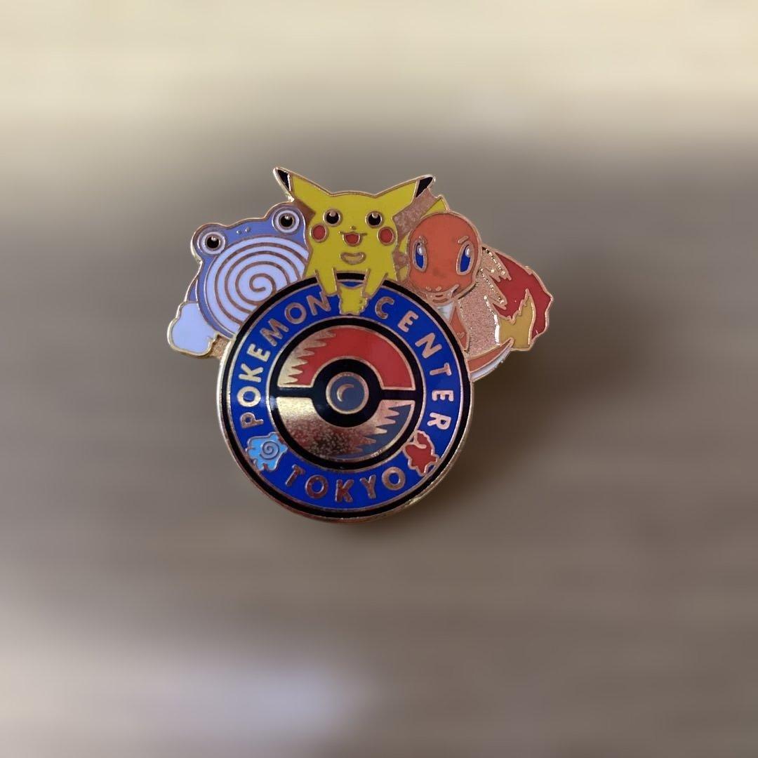 ポケモン ピンズ ポケモンセンター トウキョー 初代ロゴ ピンズバッジ