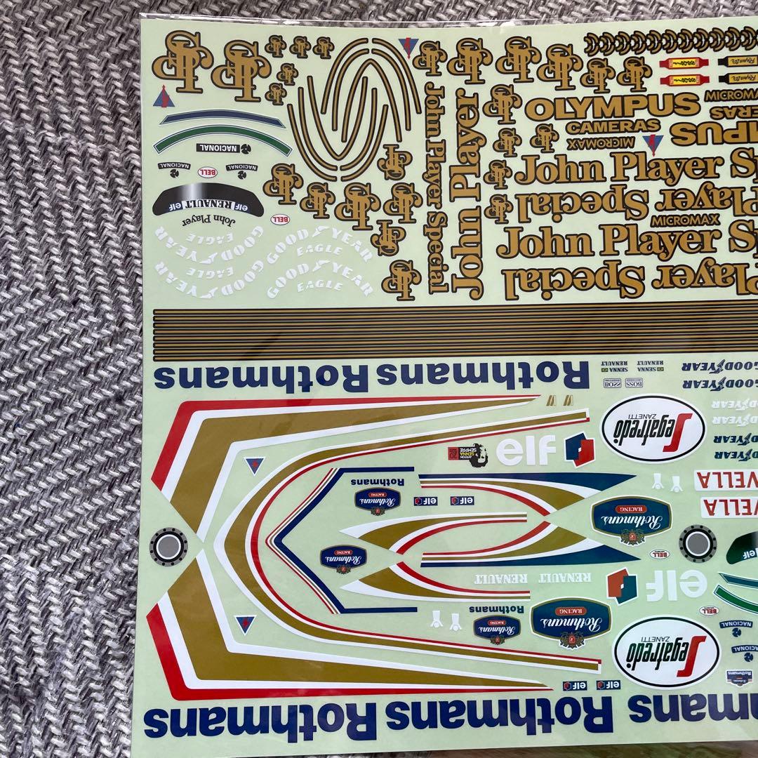 AMS ロスマンズ&JPSステッカー F-1ラジコン - メルカリ