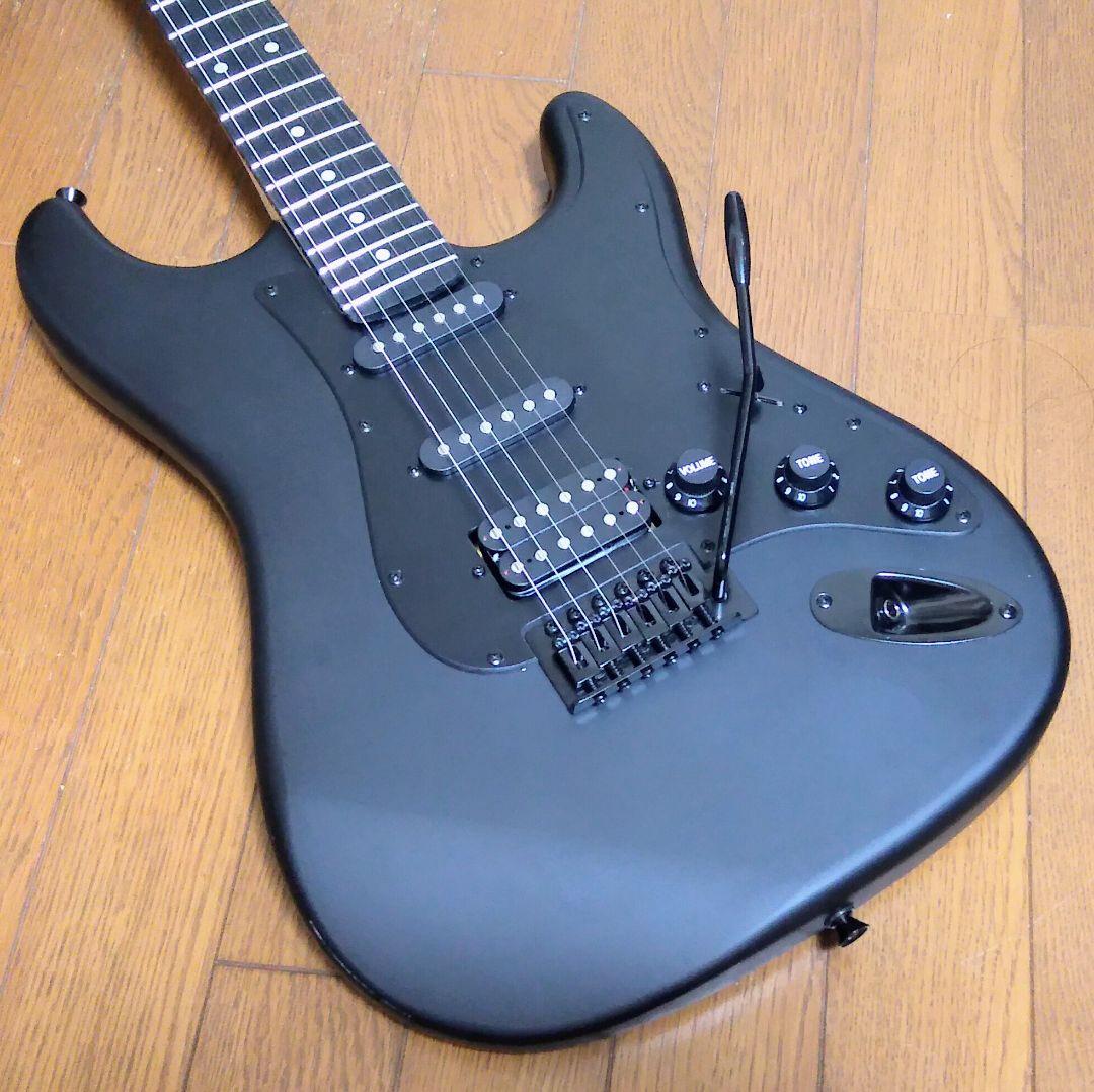 美品 SELDER STC-04 SSH仕様 ブラックマット仕上げ エレキギター