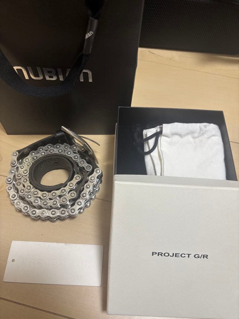 PROJECT G/R バイクチェーン風ベルト - メルカリ