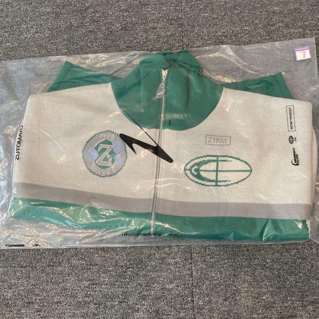 ずとまよ　フルジップニットジャージ　Green Lサイズ 配送限定