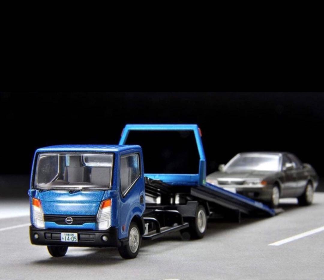 トミカ NEO LV-N144d 日産アトラス F24 花見台自動車 (青) - メルカリ