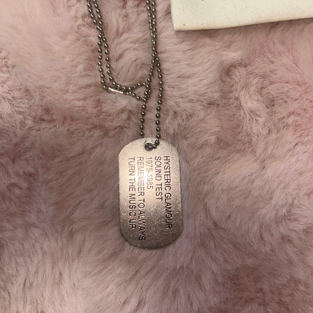 Hysteric Glamour ドッグタグ ネックレス - メルカリ