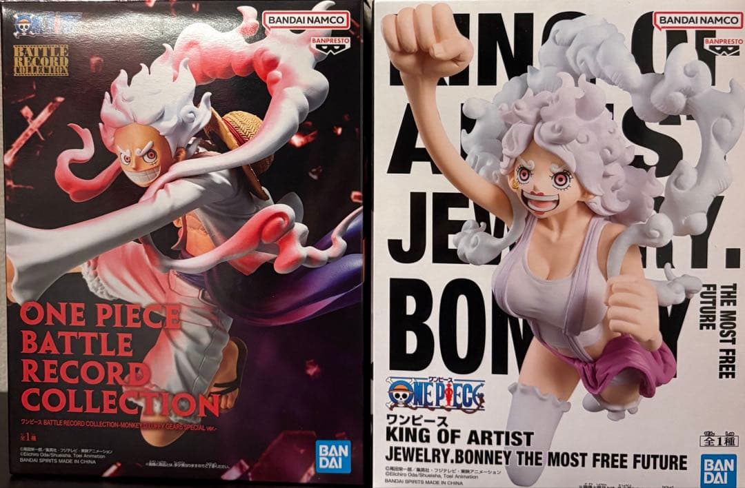 ワンピース ルフィとボニーの2体フィギュア - メルカリ