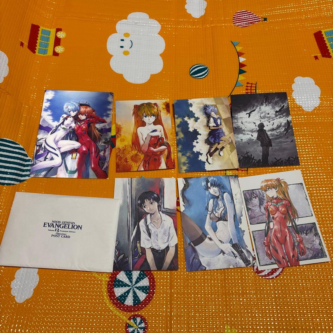 エヴァンゲリオン ポストカード 13巻同梱特典 6枚セットと3Dカード