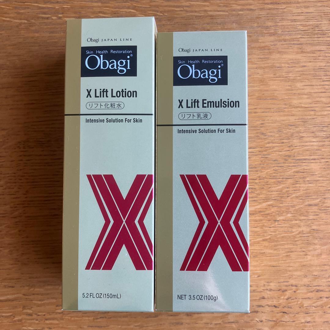 オバジX リフトローション　エマルジョン　各1本