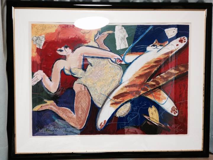 絵画  マイケルルー  シルクスクリーン