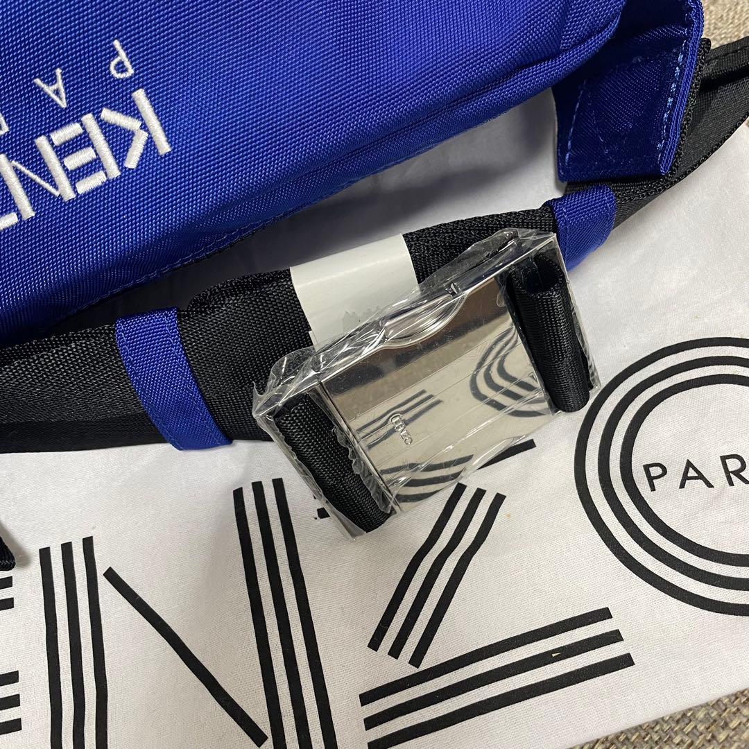 KENZO ボディバッグ 虎刺繍 青 ショルダーバッグ 新品未使用 - メルカリ