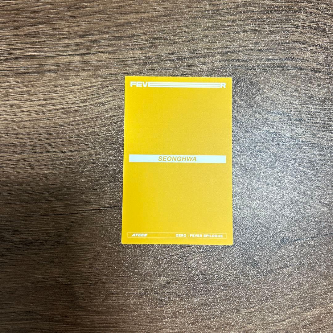 ATEEZ ソンファ トレカ fever epilogue アチズ - メルカリ
