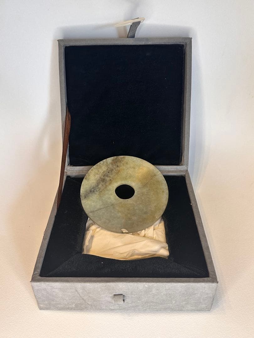 玉璧 玉石置物 クラシック装飾