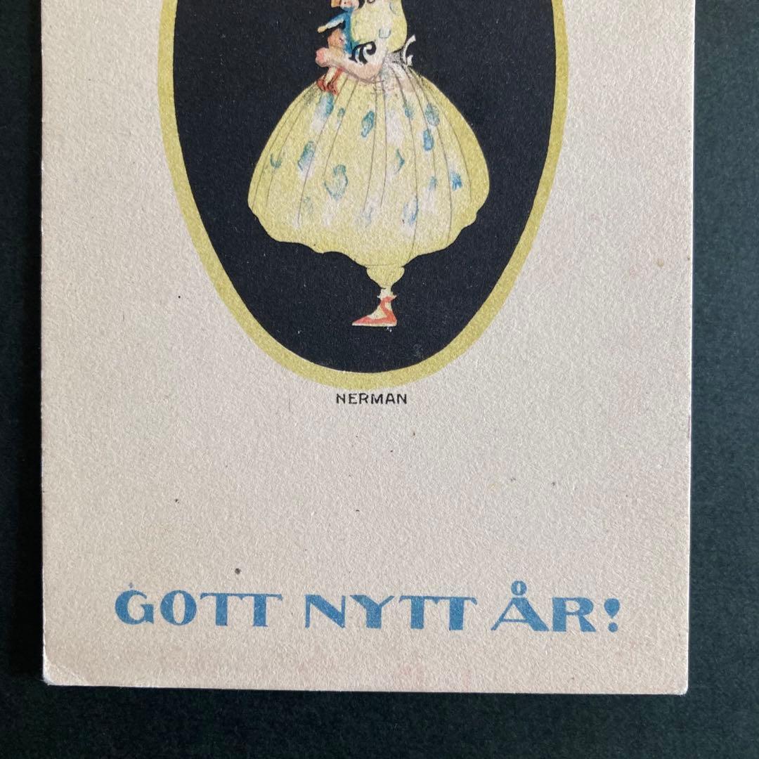 アンティークフレームI☆1931年超希少なNERMANアンティークカード入り