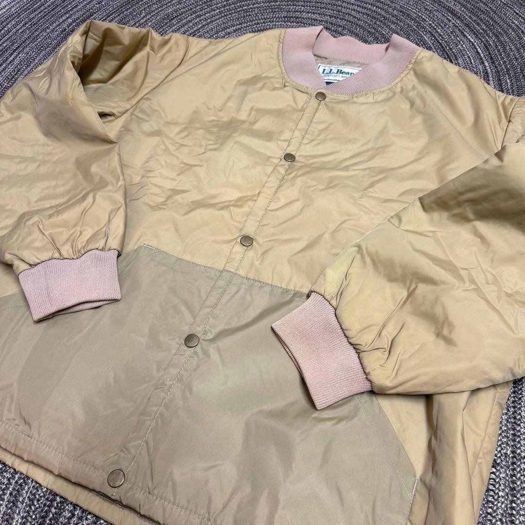 80s L.L.Bean ナイロンジャケット 3トーン シンサレート