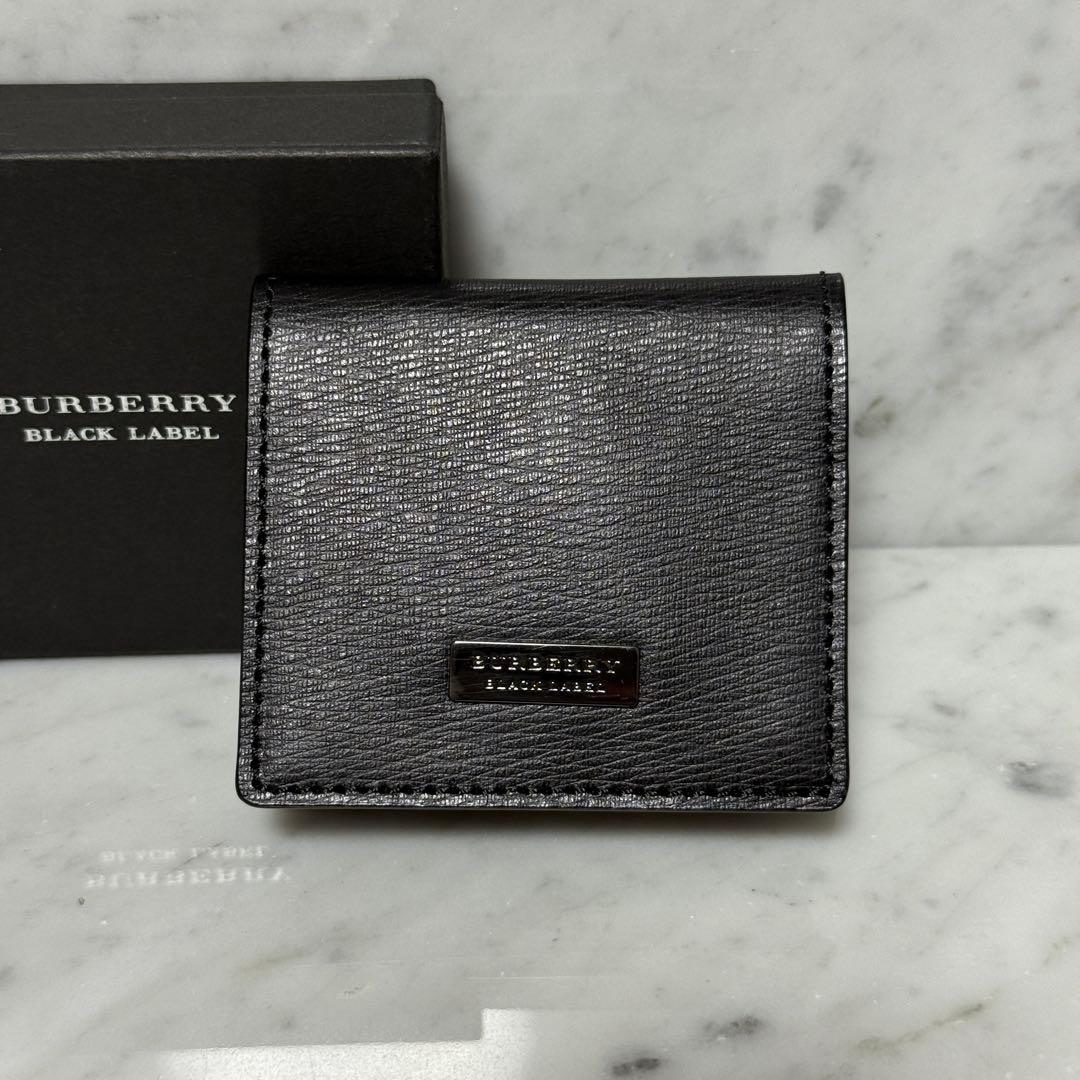 新品 未使用 BURBERRY バーバリー ケース 小銭入れ 本革 黒 BURBERRY（バーバリー） 《P5倍》バーバリー 小銭入れ レディース TB