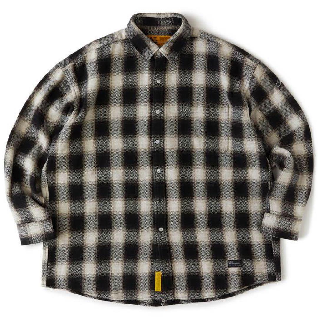 FAT エフエーティ SHADOWBONE F32310-SH04 ネルシャツ - メルカリ