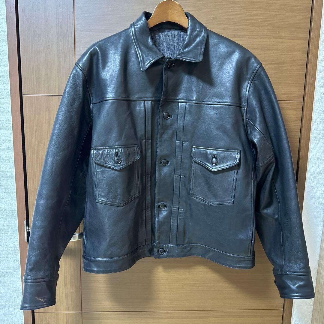 OLD JOE PATINA HORSE-HIDE JEAN JACKET - メルカリ